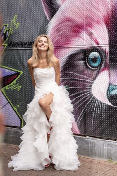 trouwjurk bruiloft wit